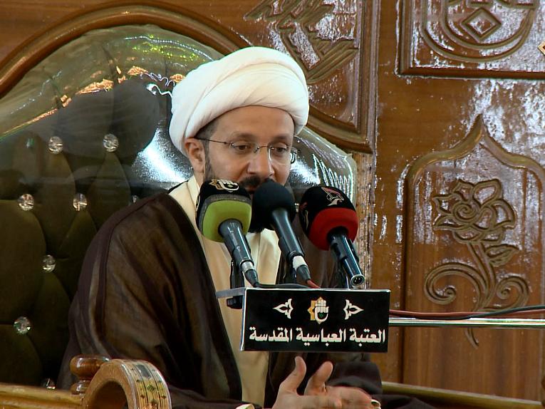 محاضرة الشيخ عبد الصاحب الطائي في الصحن العباسي الشريف 23 رمضان 1439ه